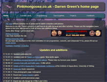 Tablet Screenshot of pinkmongoose.co.uk